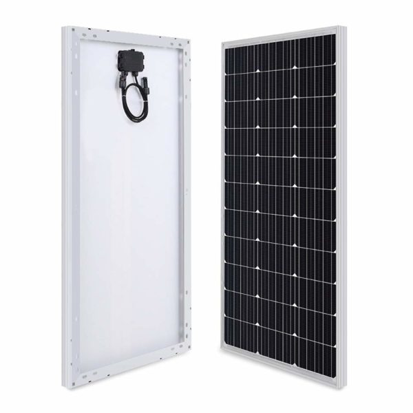 HQST 100 Watt 12 Volt Monocrystalline Compact Solar Panel