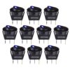 SPST Rocker Switch LED ONOFF 10 Pack