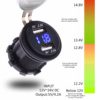 4.2A Dual Port USB Charger with Voltmeter