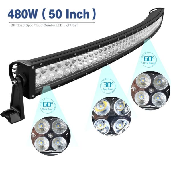 Curved 50 Inch Light Bar