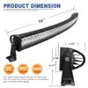 Curved 50 Inch Light Bar