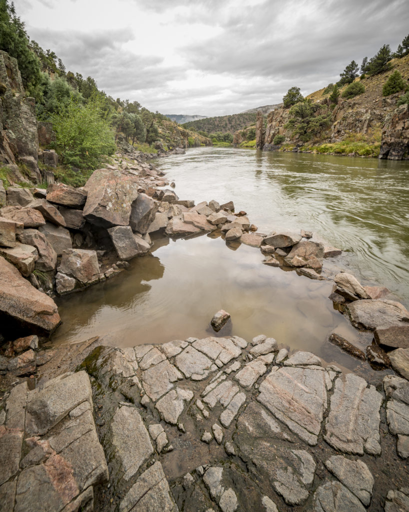 Primitive Hot Spring on the Colorado River