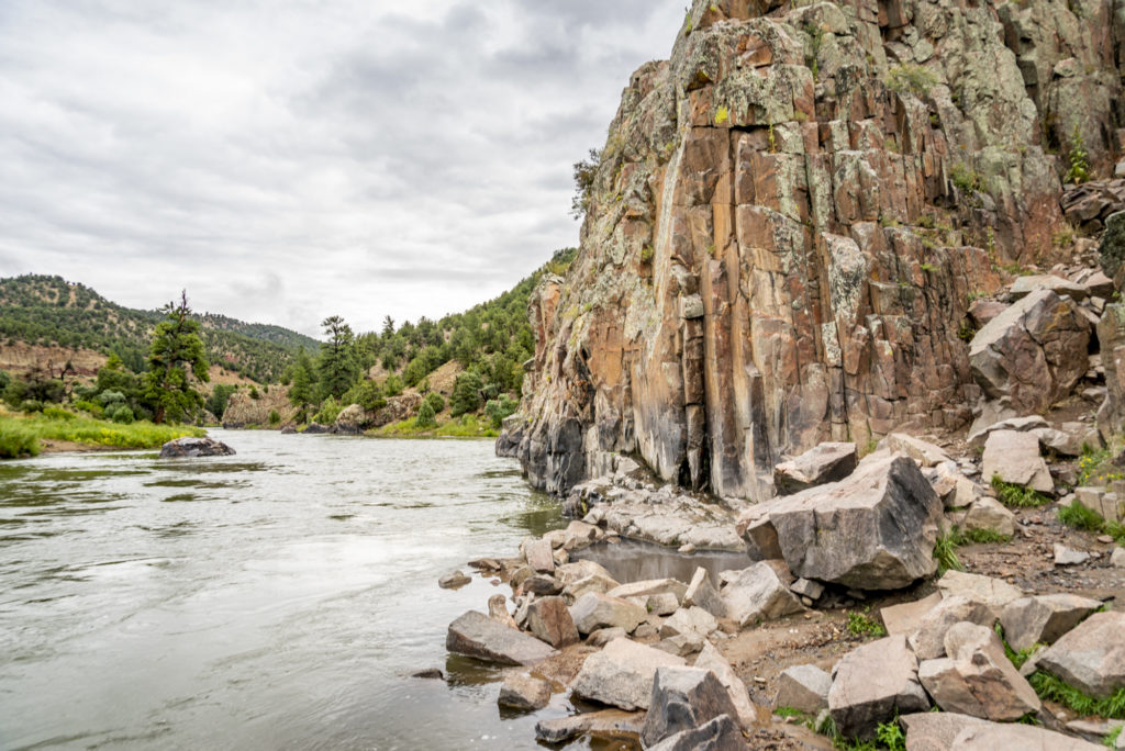 Primitive Hot Spring on the Colorado River