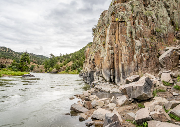 Primitive Hot Spring on the Colorado River