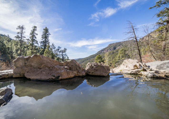 Mountain Views from the Hot Spring