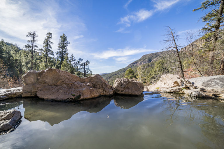 Mountain Views from the Hot Spring