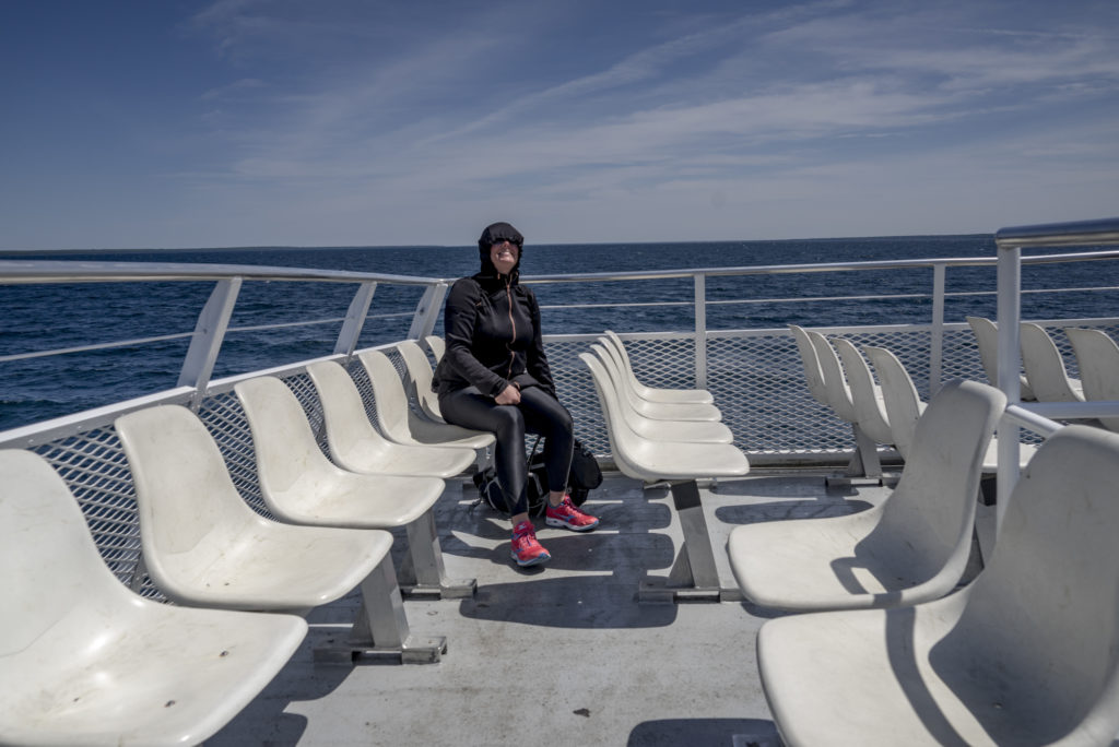 Windy Ride Across The Straits Of Mackinac