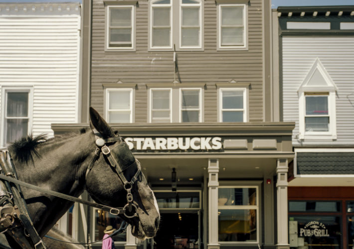 Starbucks on Mackinac Island