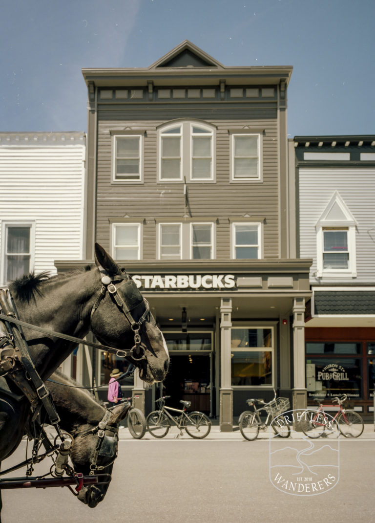 Starbucks on Mackinac Island