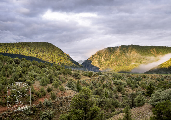 Sunrise over the Mesa in the Rocky Mountains